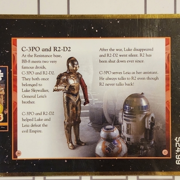 Star Wars NEW Disney Learn to Read 3 book set + poster level 2 - Picture 7 of 7